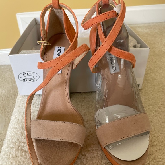 Multi color women block heels Steve Madden - Picture 2 of 2